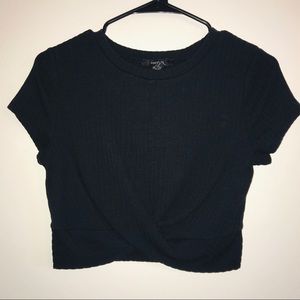 Forever 21 Black Crop Top